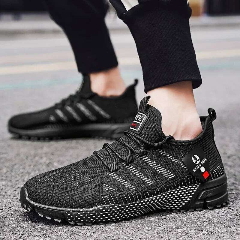 Men's Sneakers Running for Men Lightweight High Quality Mens Shoes Mesh Casual Sneaker Lace-Up Summer Sports Tennis Shoe
