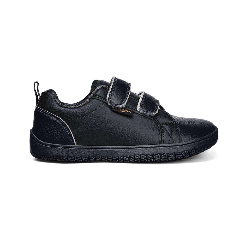 Boys Girls Barefoot Shoes Kids Wide Toe Minimalist Fashion Sneakers Lightweight Hook Loop Artificial Leather Walking Flats 26W0224
