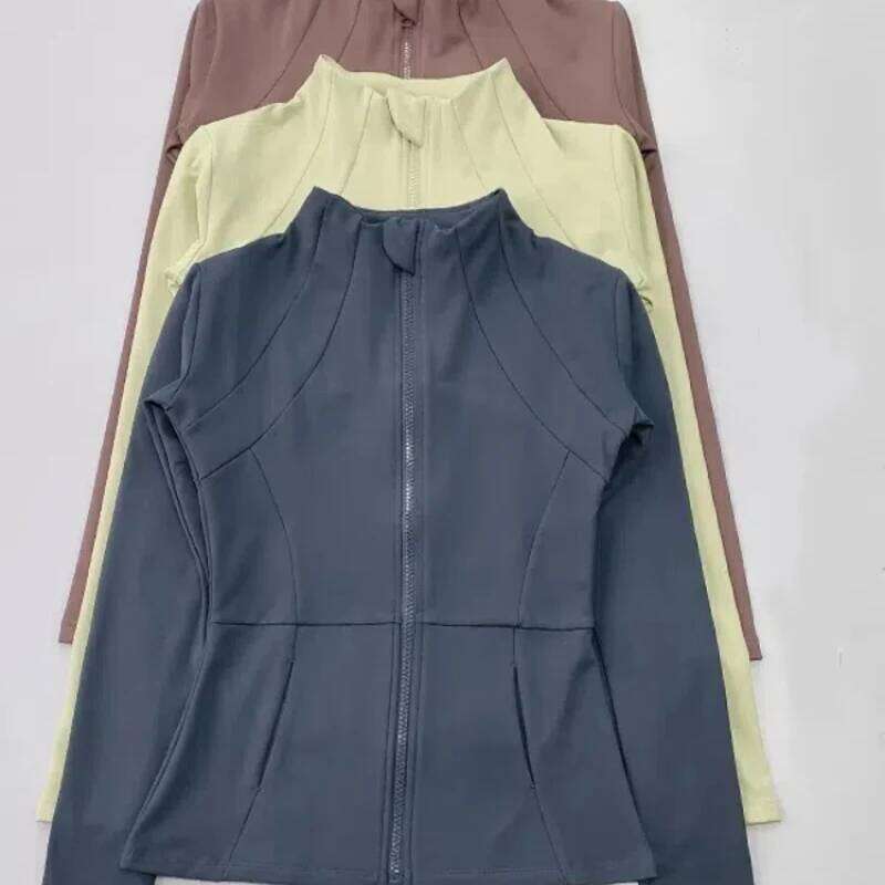 Women's Sports velvet Yoga Slim-fit Long-sleeved Keep Warm Running Sport Coat Pilates Fitness Top Workout 26Y0224