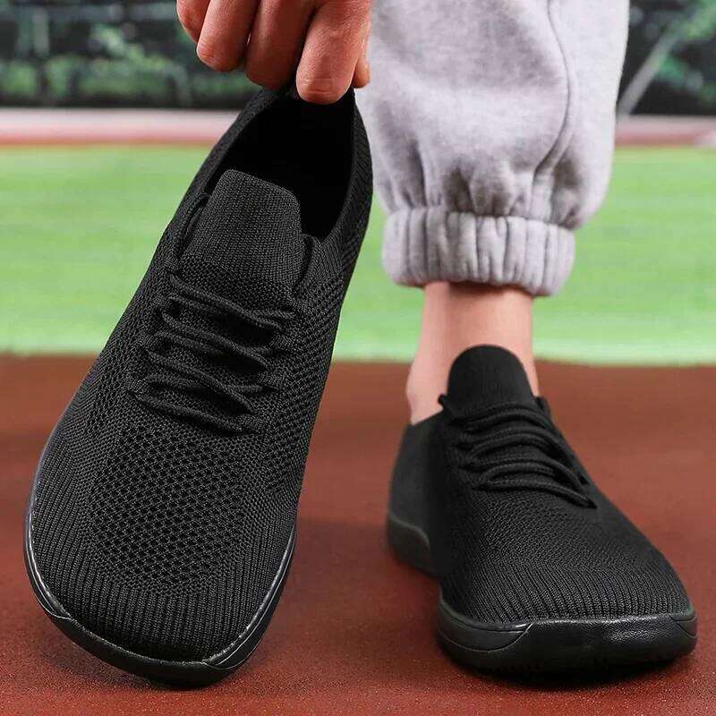 Summer Casual Wide Barefoot Unisex Trail Running Non-Slip Minimalist Walking Shoes Fashionable Men's Sneakers