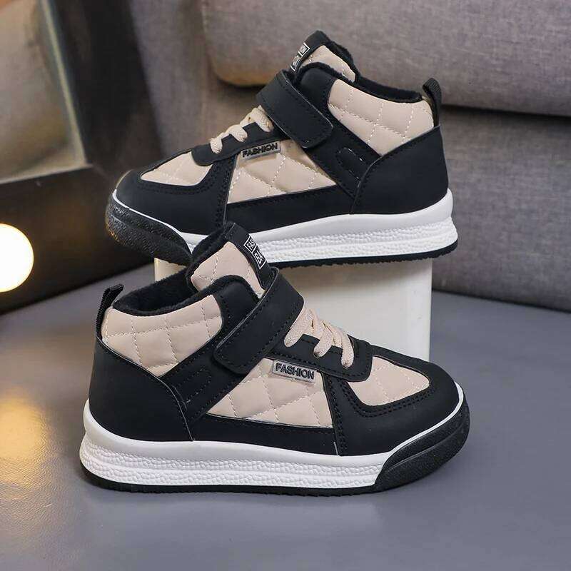 2023 Children sports Fashion winter warm walking shoes Casual sneakers for kids 26W0224