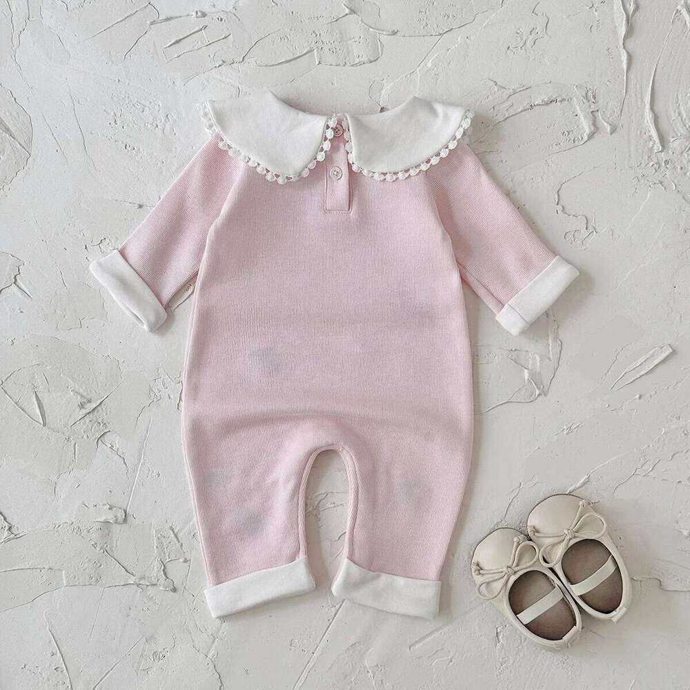 Autumn New Children's Long Sleeved Jumpsuit Cherry Print Jumpsuit,Toddler Bodysuit Kids Clothing 0-18 Months 26H0224