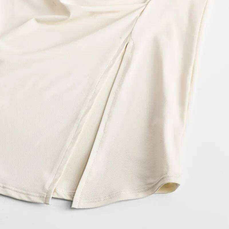 DRUR 2026 Women's Wrap Yoga Shirt With Side Split Round Neck Ruched Fitted Trendy Workout Top for Pilates Dance Gym Yogawear 26Y0224