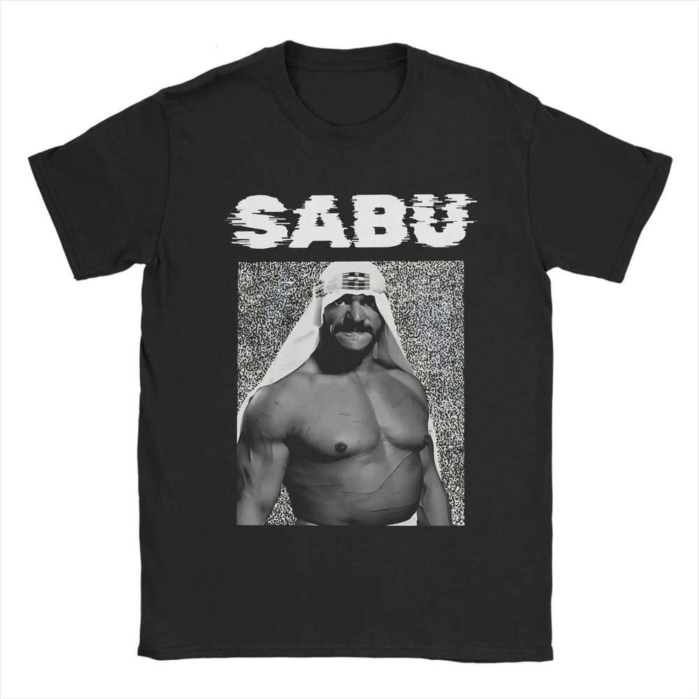 Graphic Printing Sabu Wrestling Wrestler T Shirt For Unisex Pure Cotton T-shirts Short Sleeve Clothes H260224
