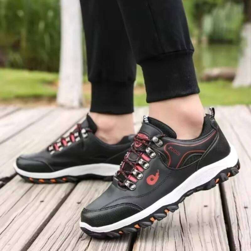 Hiking Spring Summer Outdoor Anti Slip Platform Walking Shoes 2025 New Men's Top Fashion Casual Lace Up Sneakers
