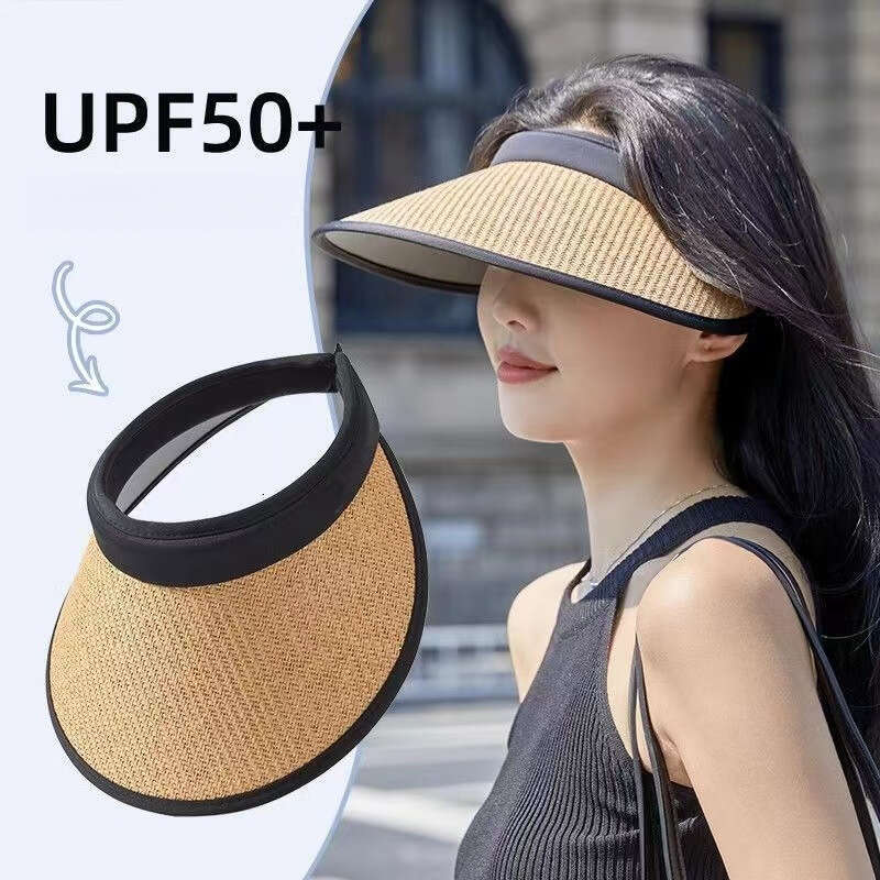 Lady's extra-large wide-brimmed hat Ultraviolet protection function Suitable for seaside strolls and outdoor relaxation