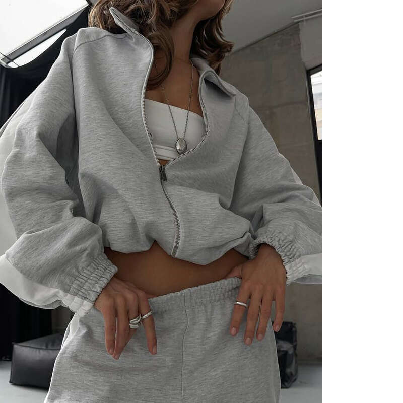 Ladies Sportswear Set Women Sport Leisure Suit Fashion Women s New Long Sleeve Color Block Sweatshirt And Pants Casual Set Autumn Winter Outfit For Wo