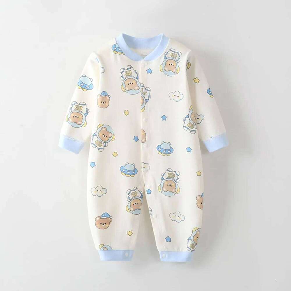 Baby Boy Girl Pure Cotton Cute Bodysuit Clothes 0-18 Month New Born Spring Autumn Casual Romper Infant Soft Onesie Clothing 26H0224