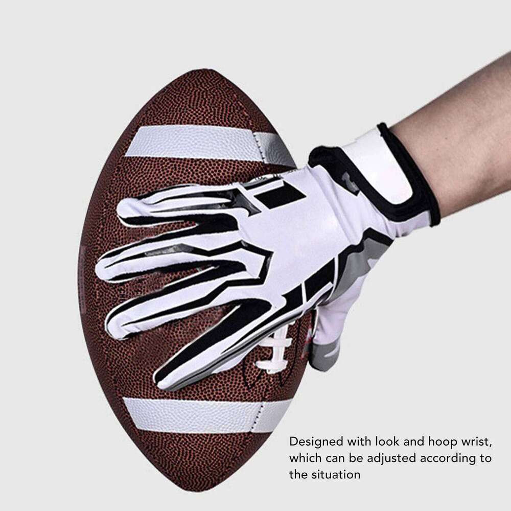 Non Slip Football Rugb Breathable Full Finger for Baseball Sports Gloves 26H0224