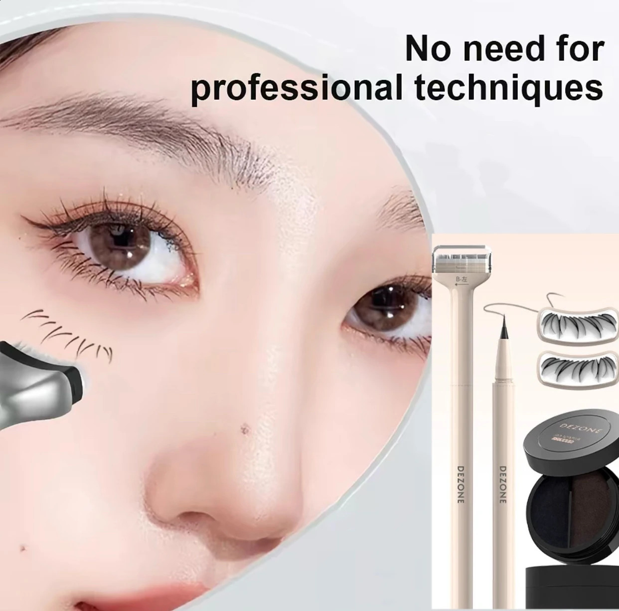 DEZONE Double Head Eyelash Stamp Waterproof Sweatproof Original Products Set And Non Smudging Liquid Eyeliner 260203