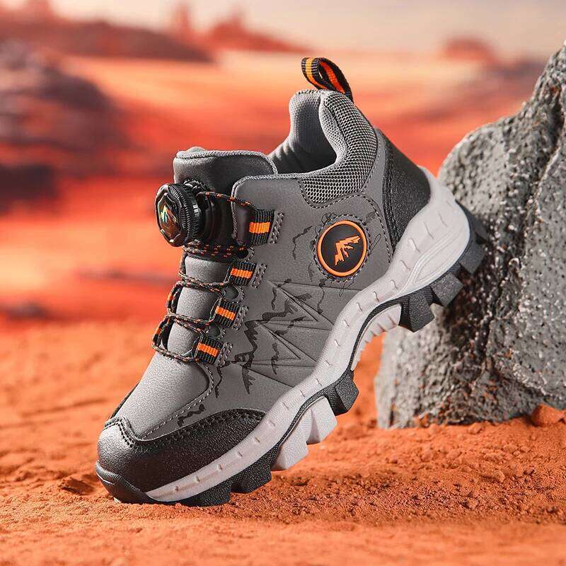 New Autumn Winter Hiking for Kids Non-Slip Outdoor Children Warm Mountaineering Trekking Climbing Sports Shoes Boys 26W0224
