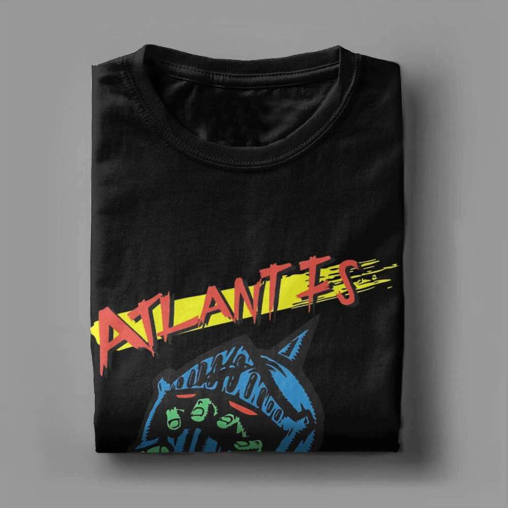 Kinnikuman Cotton T For Man Summer Atlantis vs Robin Street Style T-Shirts O Neck Popular Tee Shirt Oversized Pattern Tops H260224