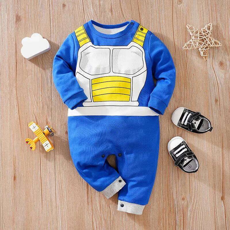 Baby Boy Clothes Toddler Infant Onesie Costume Romper Jumpsuit 100% Cotton Long Sleeve Spring and Autumn Newborn Cosplay 26Y0224
