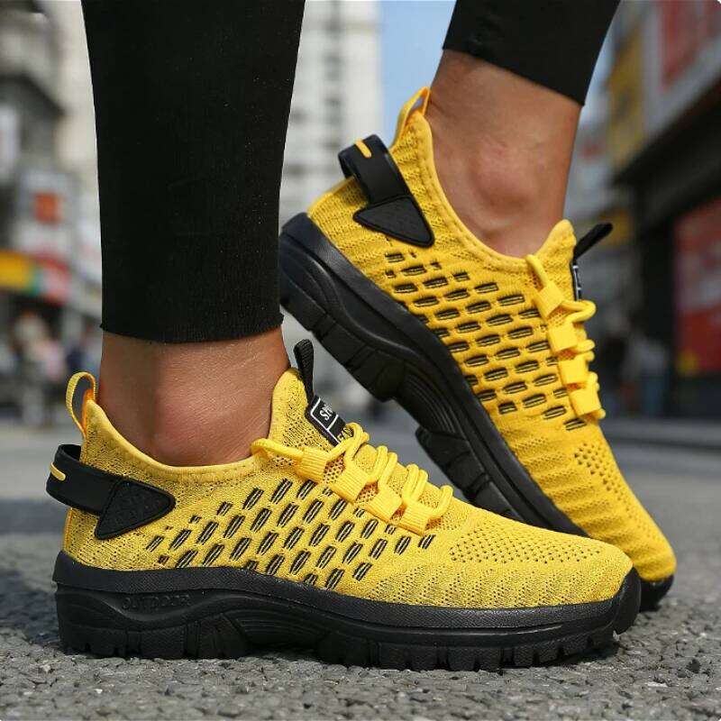 Women's Sneakers Lace Up Womens Vulcanized Comfort Plus Size Casual Lightweight Breathable Mesh Knit Jogging Shoes