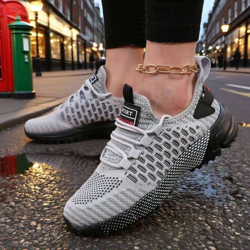 Running Breathable Trendy Anti Slip Outdoor Training 2025 Hot Selling Women's Sneakers Couple Tennis Shoes