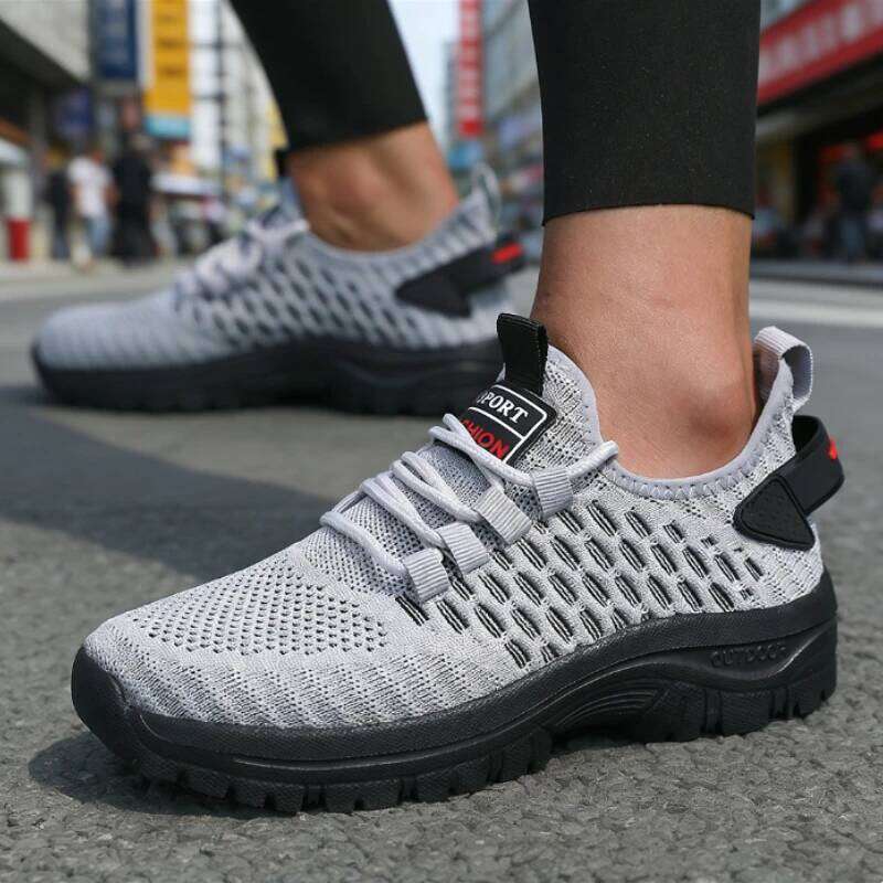 Women's Sneakers Lace Up Womens Vulcanized Comfort Plus Size Casual Lightweight Breathable Mesh Knit Jogging Shoes