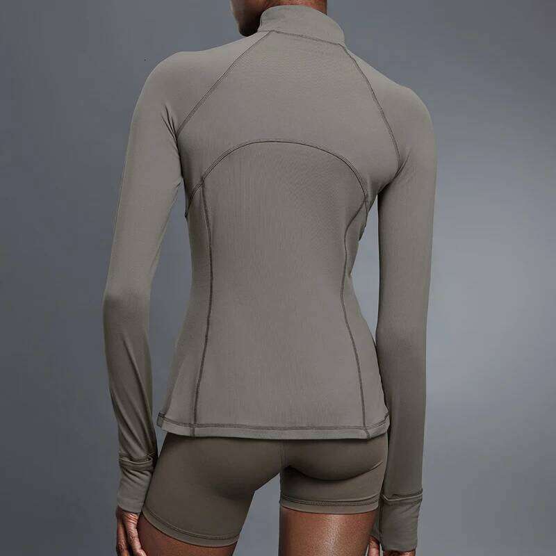 Women Long Sleeve Yoga Half Zipper Slim Fit Outdoor Running Shirt Breathable Quick Dry Gym Top Female Sportswear Clothes 26Y0224