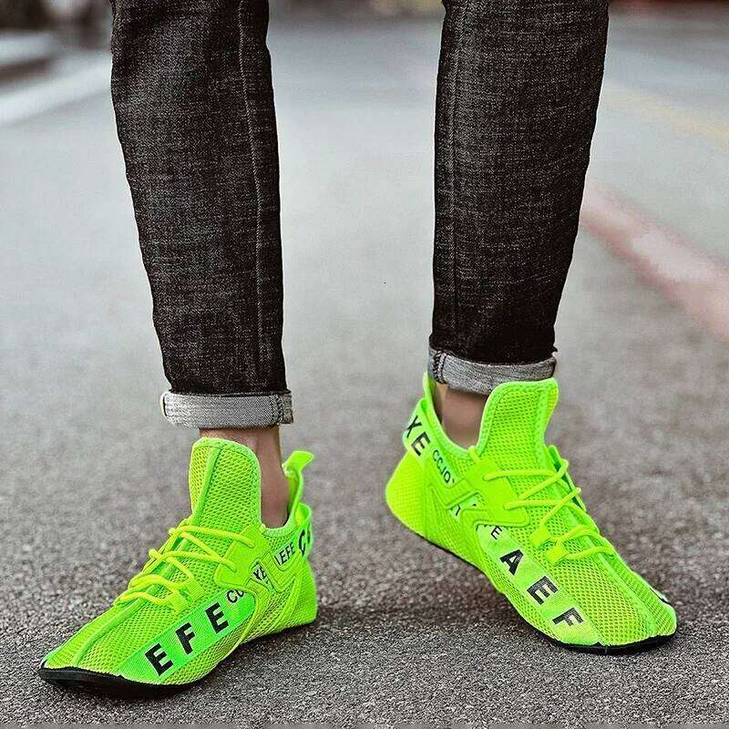 MAEDEF Men's Running Sneakers New Design Lightweight Sport Shoes Mesh Breathable Casual Shoe Man's Fashion Sneaker Soft Footwear