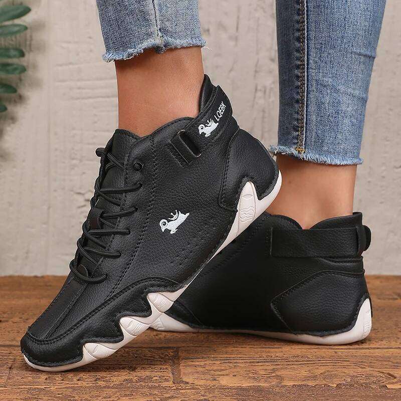 Women's New Lace Up Lightweight Are Breathable Comfortable Suitable for Daily Anti Slip Retro Walking Casual Shoes