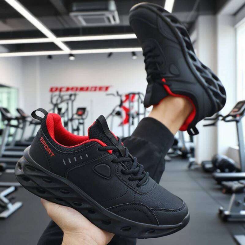 Lace-Up Casual Lightweight Outdoor Sports for Men's Fashionable Breathable Vulcanized Running Shoes Size 39-46