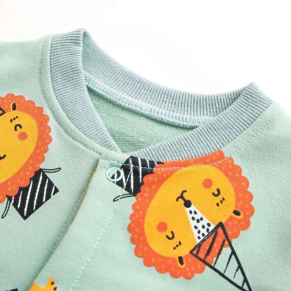 Sanlutoz Cotton Baby Rompers Long Sleeve Infants Jumpsuits Lovely Autumn Winter Toddler Clothes 26H0224