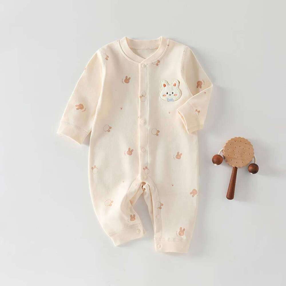 0-18 Month Kid Cute Jumpsuit Infant Pure Cotton Soft Babygro Toddler Spring Fall Daily Onesie Baby Outdoor Casual Romper 26Y0224