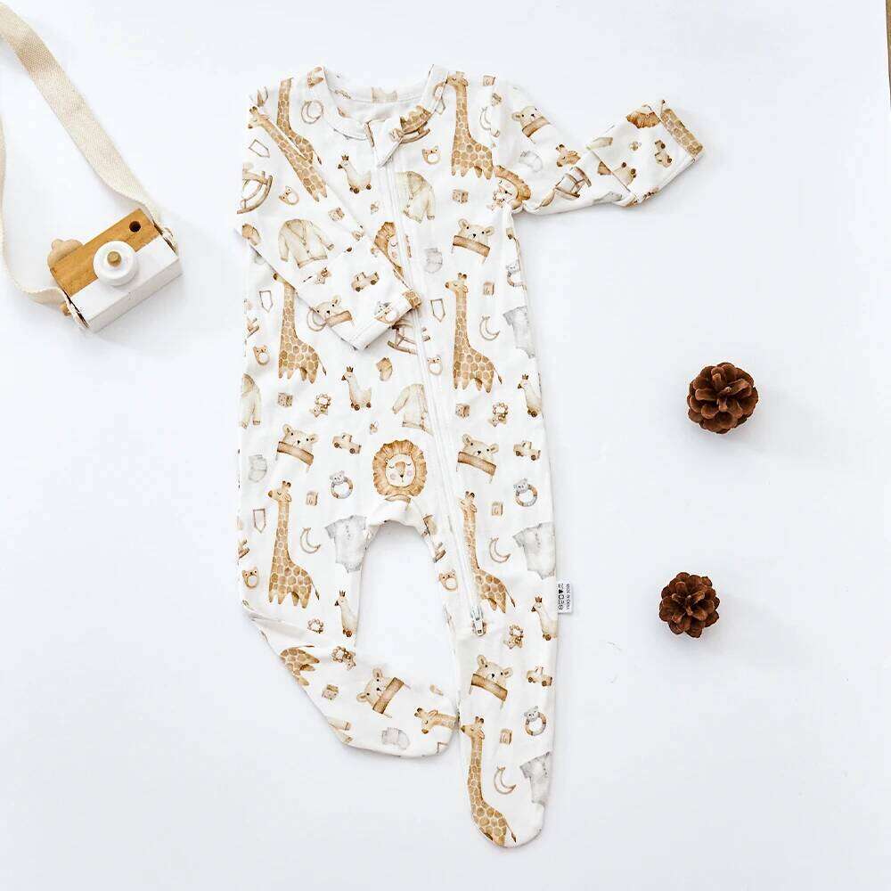 Kangobaby #My Soft Life# Premier Baby Clothes Bodysuit For Newborn Infant Jumpsuit Long Sleeves Romper Toddler 26Y0224