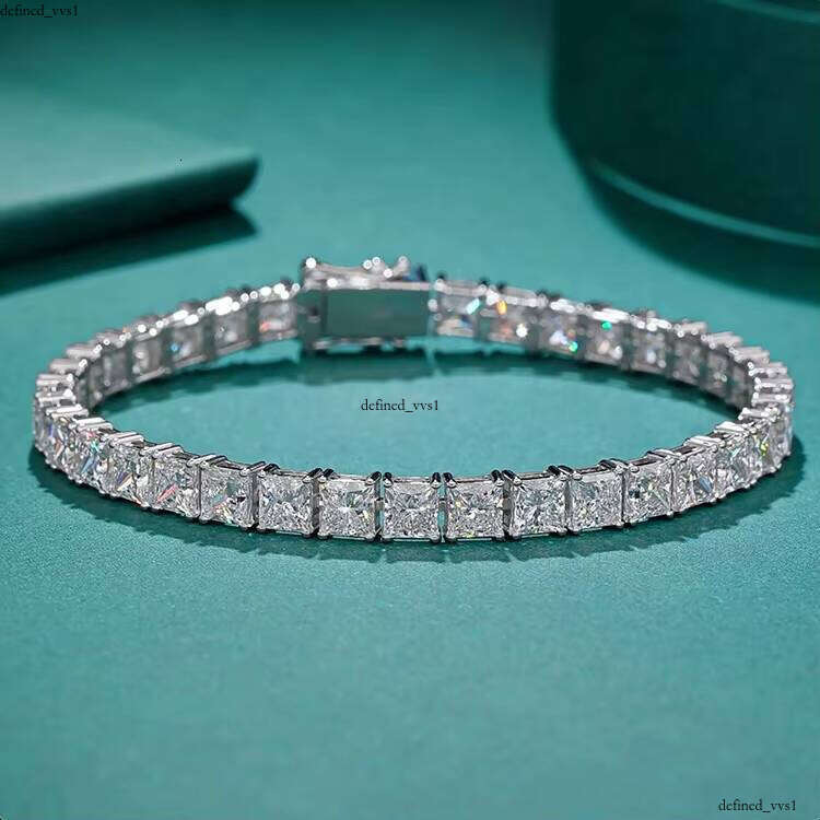 VOAINO fashion 9K 14K 18K 4mm Hpht Cvd Lab Grown VVS Moissanite Women's Tennis Bracelet