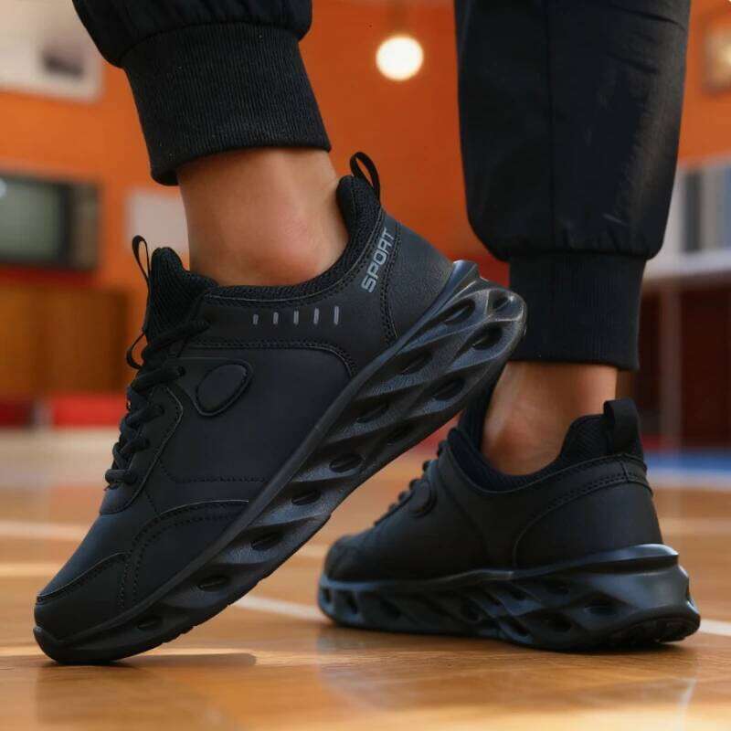 Lace-Up Casual Lightweight Outdoor Sports for Men's Fashionable Breathable Vulcanized Running Shoes Size 39-46