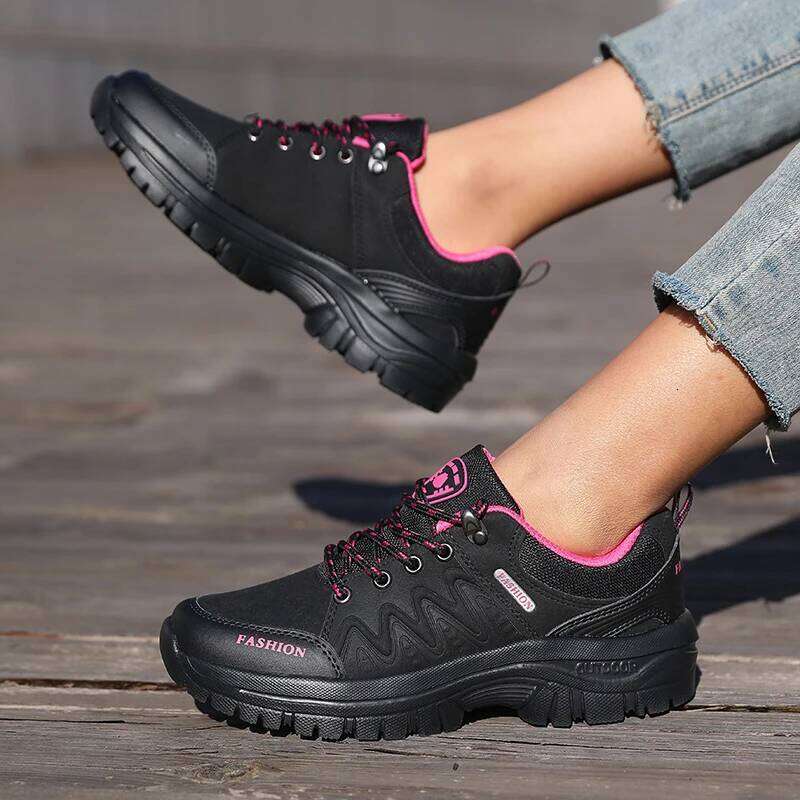 Hiking Shoes Outdoor Waterproof Sneakers Non Slip Walking Shoe Luxury Brand Comfortable Footwear New Women Climbing Boots