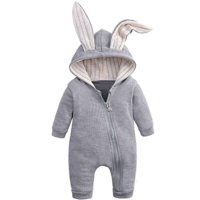 Rabbit Rompers For Girls Autumn Winter Infant Clothing Overalls Jumpsuit Halloween Costume Newborn Baby Boys Clothes 26H0224
