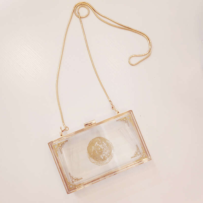 Chinese-Style Cheongsam Niche Design Silk-Printed Chain Vintage Evening Clutch, Mini Crossbody Shoulder Bag, Small Square Bag Evergwish