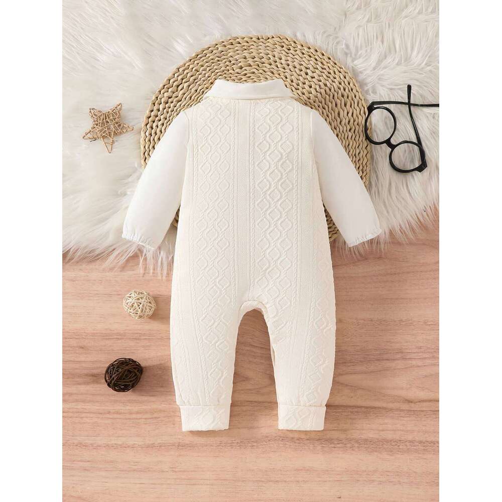 Infant Boys' Casual Polo Collar Romper 26H0224