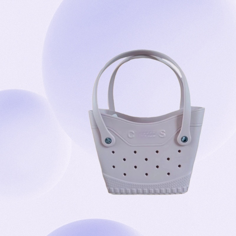 New Small Handheld Hole Multi-functional Eco-friendly Beach Bag Crocs bagg Pet Basket Classic Tote Bag