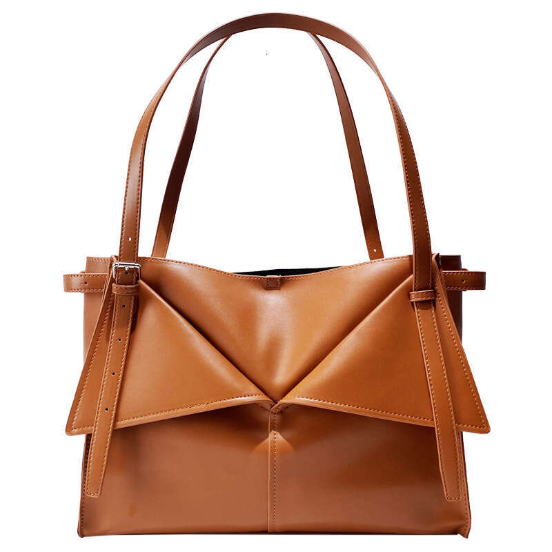 2026 Women Brown Black European American Vintage Tote Belt Tote Bag Design Large Capacity Shoulder And Underarm Bag