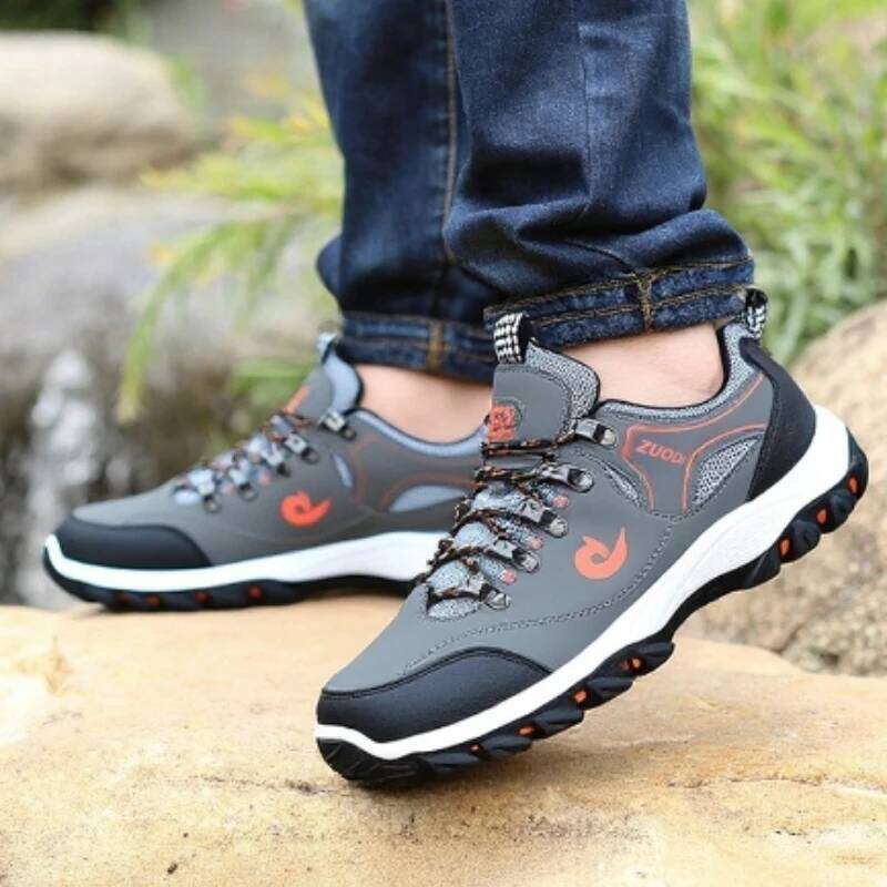 Hiking Spring Summer Outdoor Anti Slip Platform Walking Shoes 2025 New Men's Top Fashion Casual Lace Up Sneakers