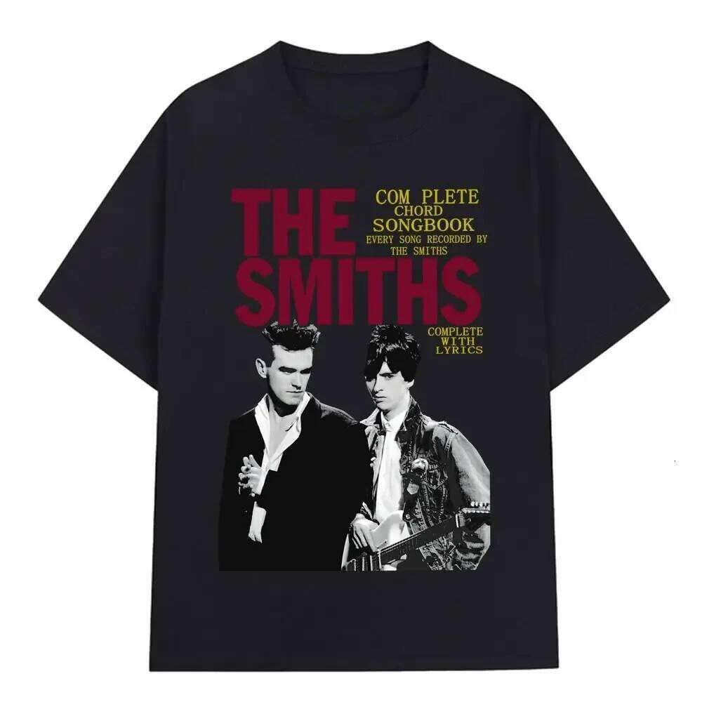 2026 New Model The Smiths Print T-shirt for Men Women Cotton Hip Hop 80s Rock Band Tshirt Short Sleeve Shirt Streetwear Tops T C260224