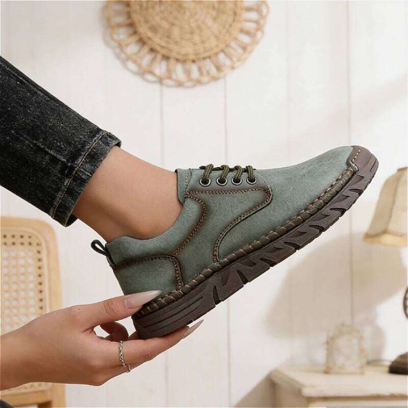 Modern Women's Casual Lightweight Cushioned Non-slip Stylish Daily Loafers Soft Sole Wear-resistant Versatile Shoes Women