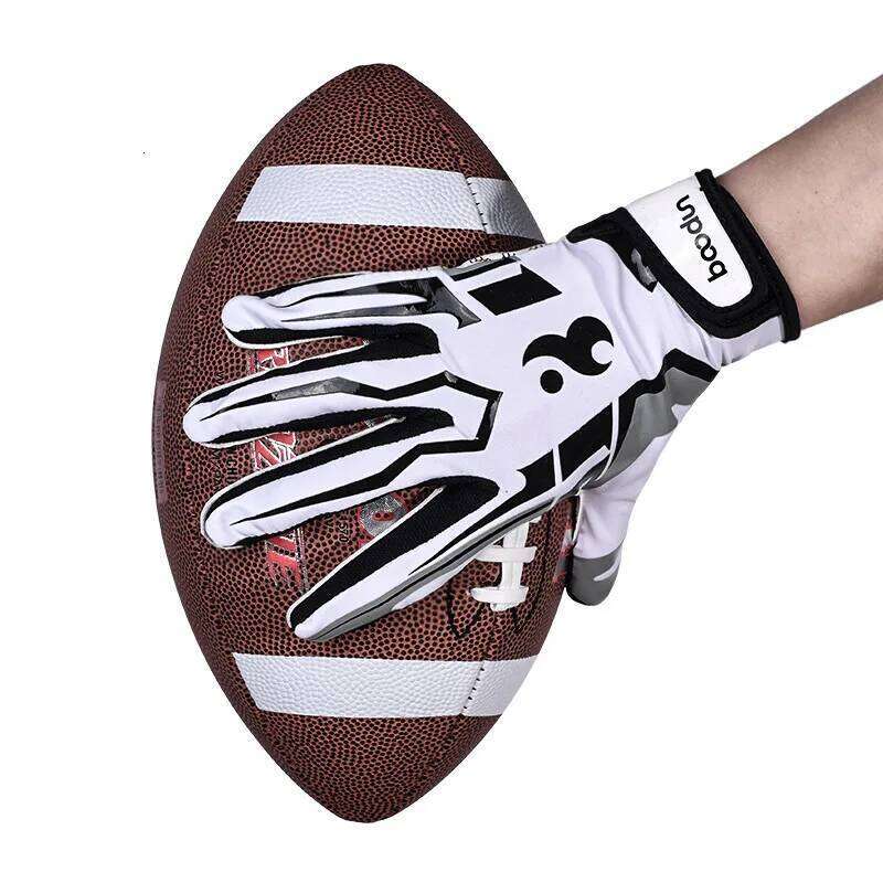 Football receiving with adhesive padding indoor football gloves rugby and baseball hitting glove 1071 26H0224