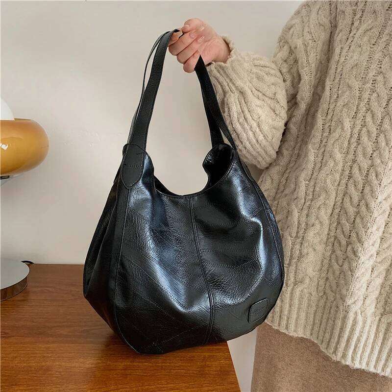 Womens Hand Soft PU-Leather Shoulder Bags Ladies All-Matching Shopping Dating Large Capacity Crossbody Bag Gift Z260224