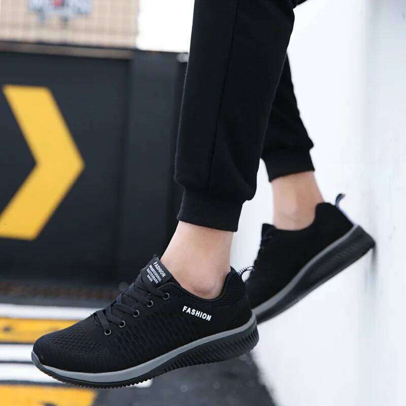 Sneakers Knit Running Walking for Breathable Casual Footwear Fashion High Quality Athletic Gym Lightweight Men Shoes