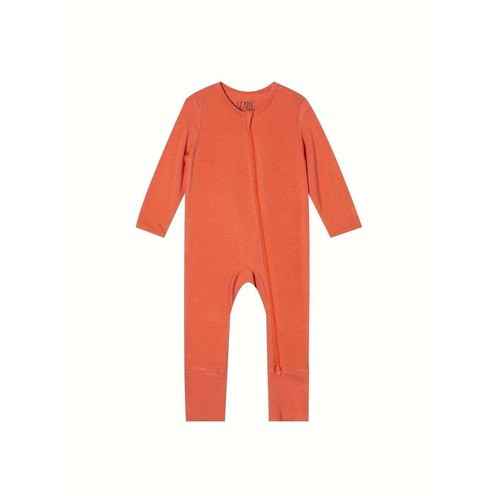 Ultra-soft bamboo fibre baby romper suit Zip fastening For indoor and outdoor wear Baby clothing 26H0224