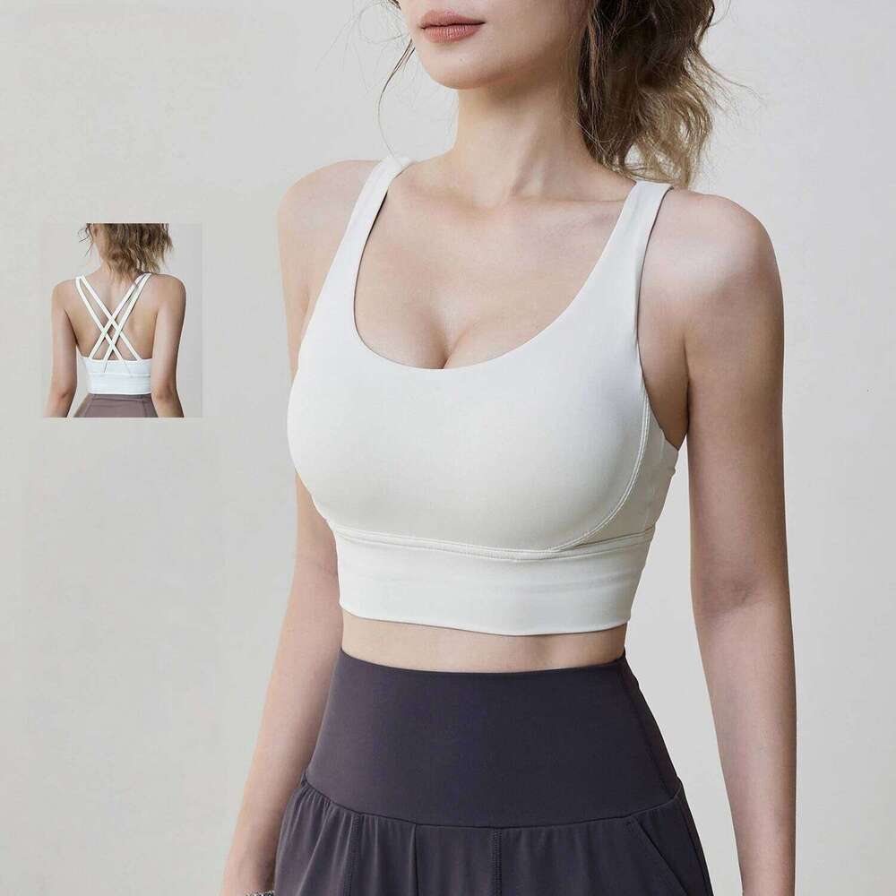 Nylon Sports Bra for Women Shock-proof Breathable Gym Female Yoga Tops Outdoor Running Fitness Workout Clothes Crop Top 26Y0224
