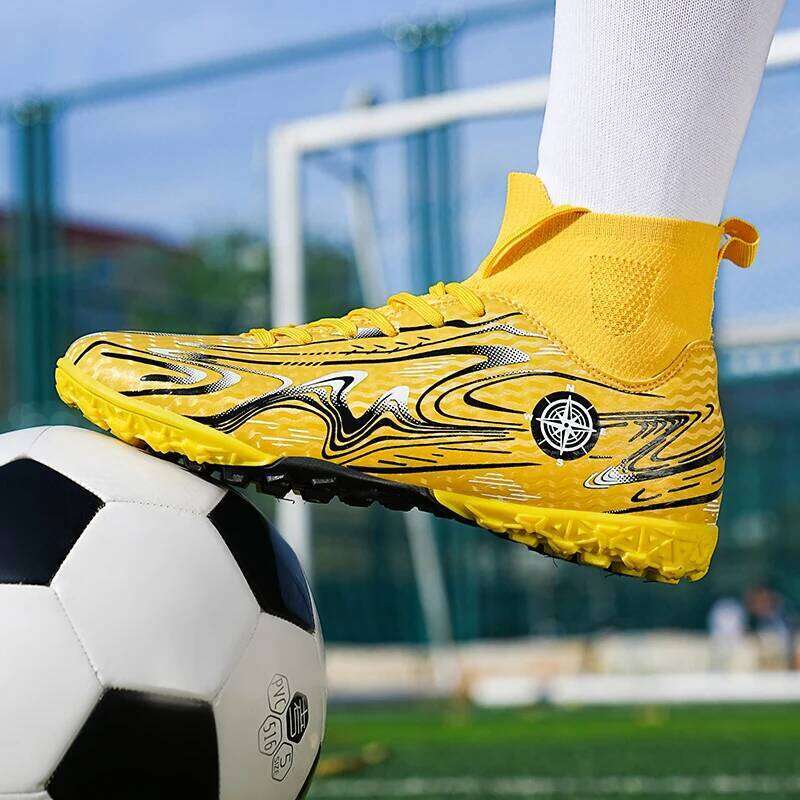 MAEDEF New High Quality Comfortable Soft Soccer Shoes Men's Training Indoor Outdoor Breathable Anti-slip Man Sneakers Size 35-46