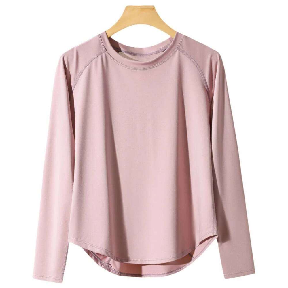 DRUR Yoga Top Women Long Sleeve Quick Dry Loose Sports Shirt Female Workout T-Shirt Running Tee Gym Clothes Sportswear New 26Y0224