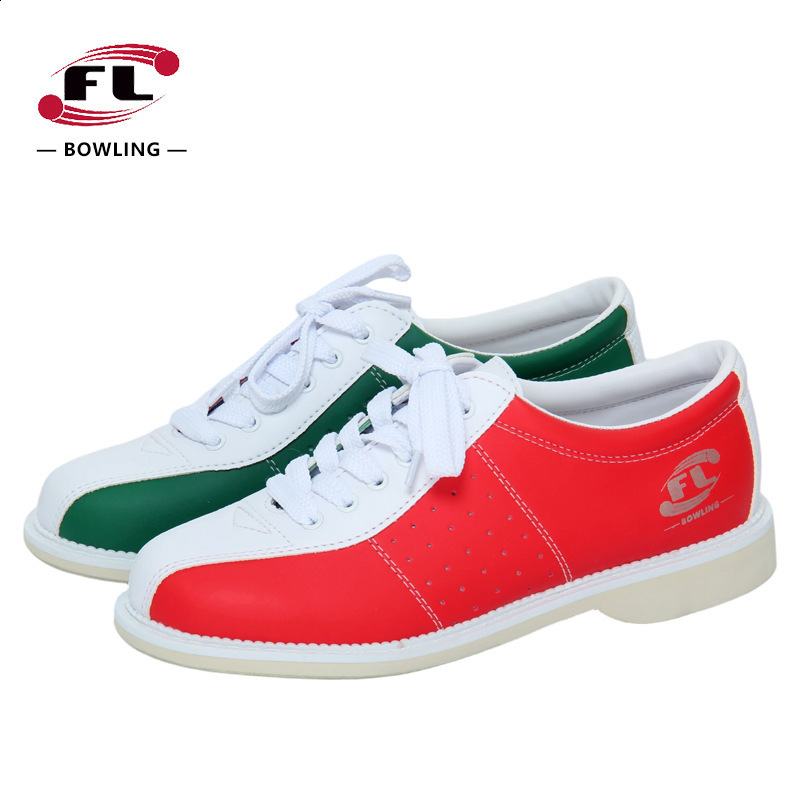 Leather Bowling Shoes For Men Fitness Sports Shoes Bowling Supplies Women Breathable Bowling Sneaker Entertainment Shoes Eu34-47 240617
