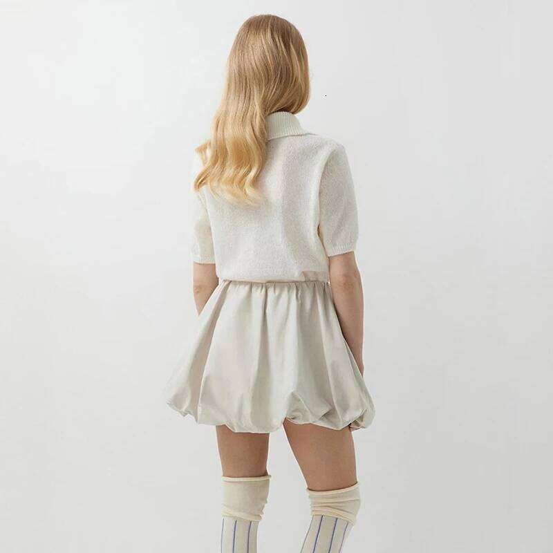 Tornova Knitted Short Sleeve T shirt Women's Polo Fashion Hollow Thin Sweater Top 2025 Summer New Casual Female Solid Knitwear 26W0224