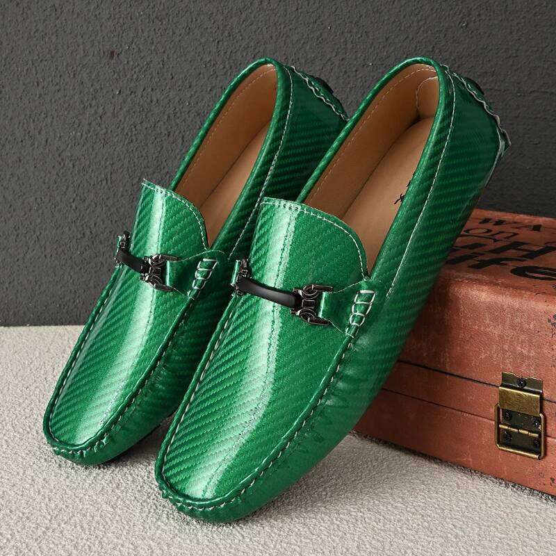 MAEDEF Business Brand Leather Fashion Casual Shoes for Men Breathable Loafers Comfortable Men's Wedding Party Shoe