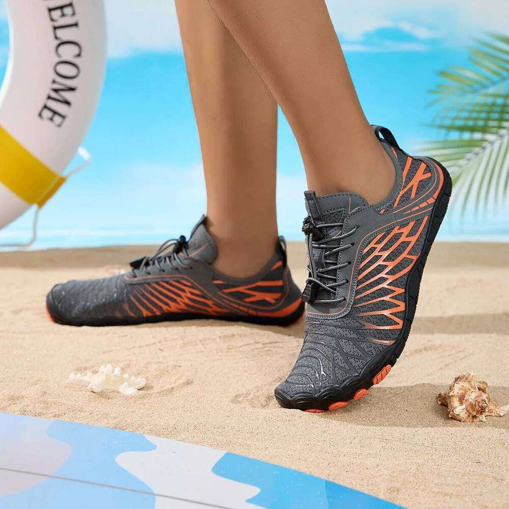 Women Men Aqua Shoes Beach Barefoot Water Sneakers Unisex Lightweight Quick Dry Outdoor Upstream Wading Swimming Fishing Shoe