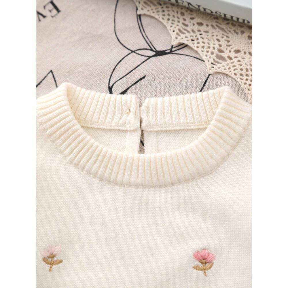 Spring & Fall Clothes, Newborn , Long-Sleeved Flower Romper, Male and Female Baby Butterfly Clothes 26H0224